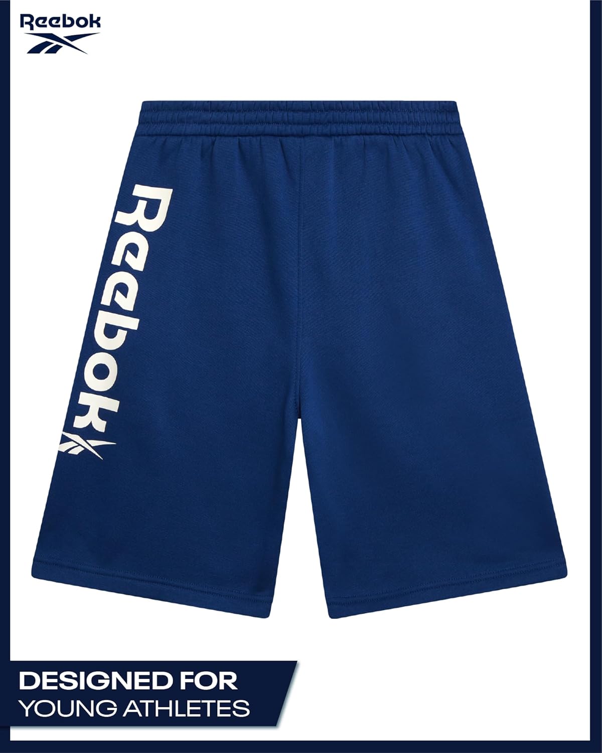 Reebok Boys Athletic Shorts - 2 Pack Performance Quick Dry Pull On French Terry Boys Shorts with Pockets for Basketball Gym - Image 4