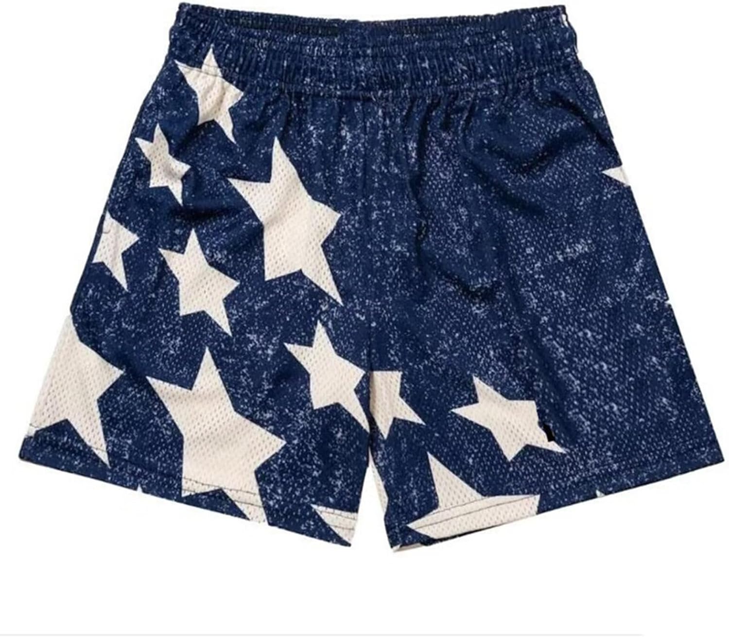 Men's Mesh Basketball Shorts Breathable Athletic Shorts with Pockets Lightning & Star Print Gym Training Outdoor - Image 6