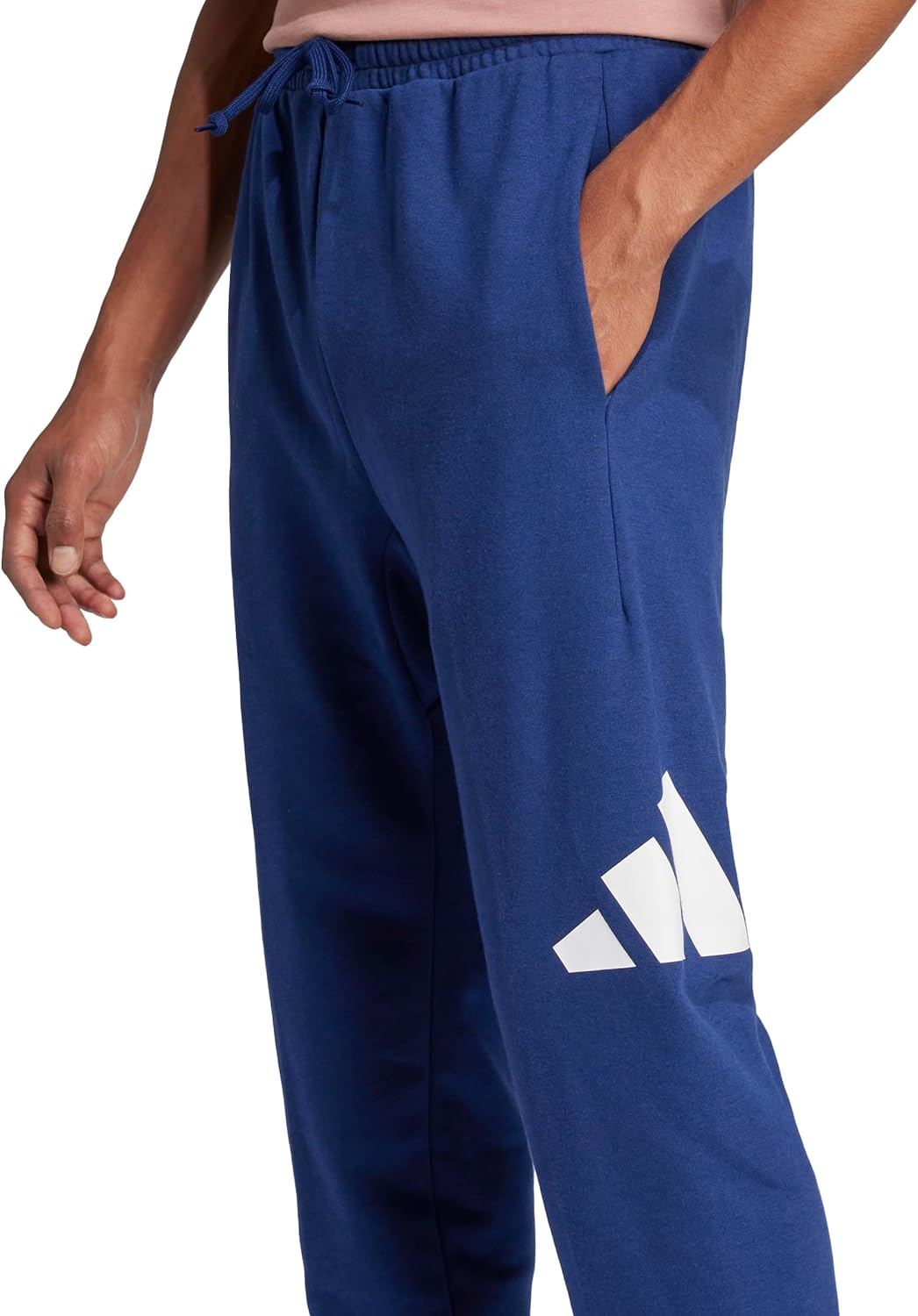 Adidas Men's Essentials Big Logo French Terry Pants - Image 3