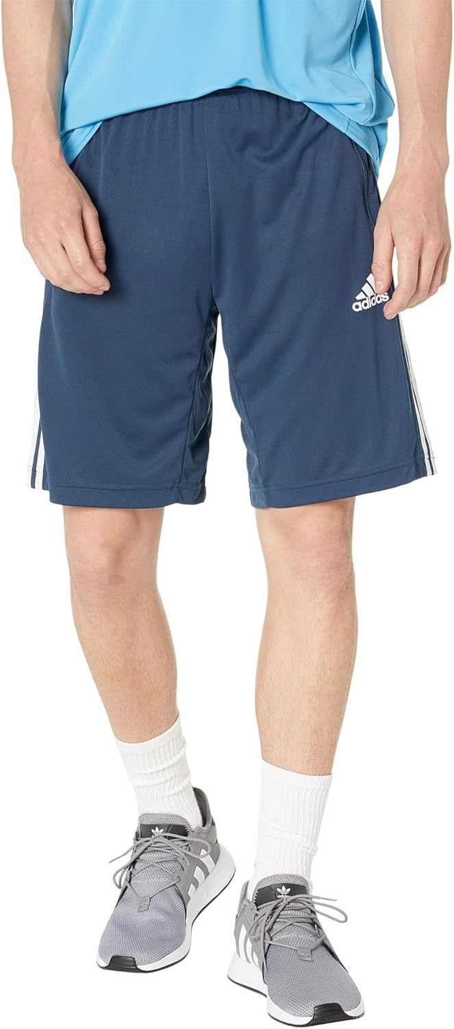 adidas Men's Designed 2 Move 3-Stripes Primeblue Shorts - Image 2