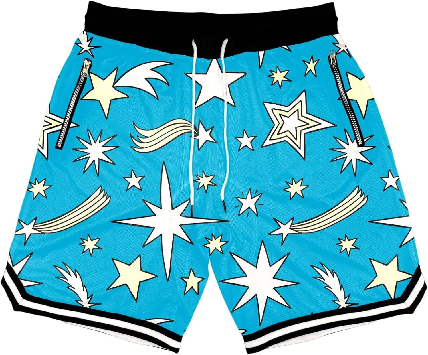 Mens Floral Print Basketball Shorts Lightweight Mesh Gym Shorts Graphic Sports Athletic Drawstring Short - Image 32