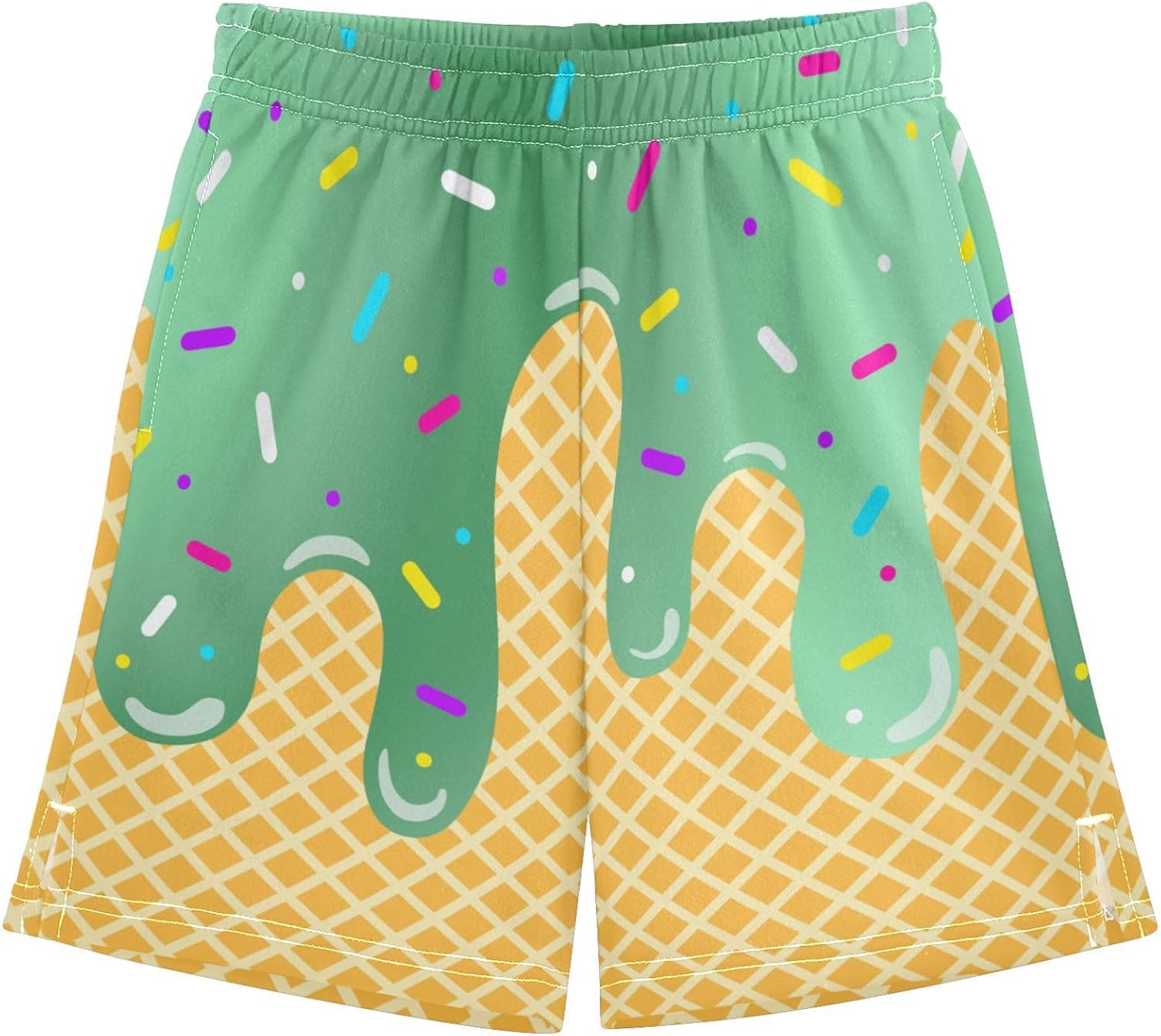 Boys Athletic Shorts Basketball Shorts Ice Cream Hiking Gym Shorts with Pocket for Outdoor Activity 7-15Y - Image 13