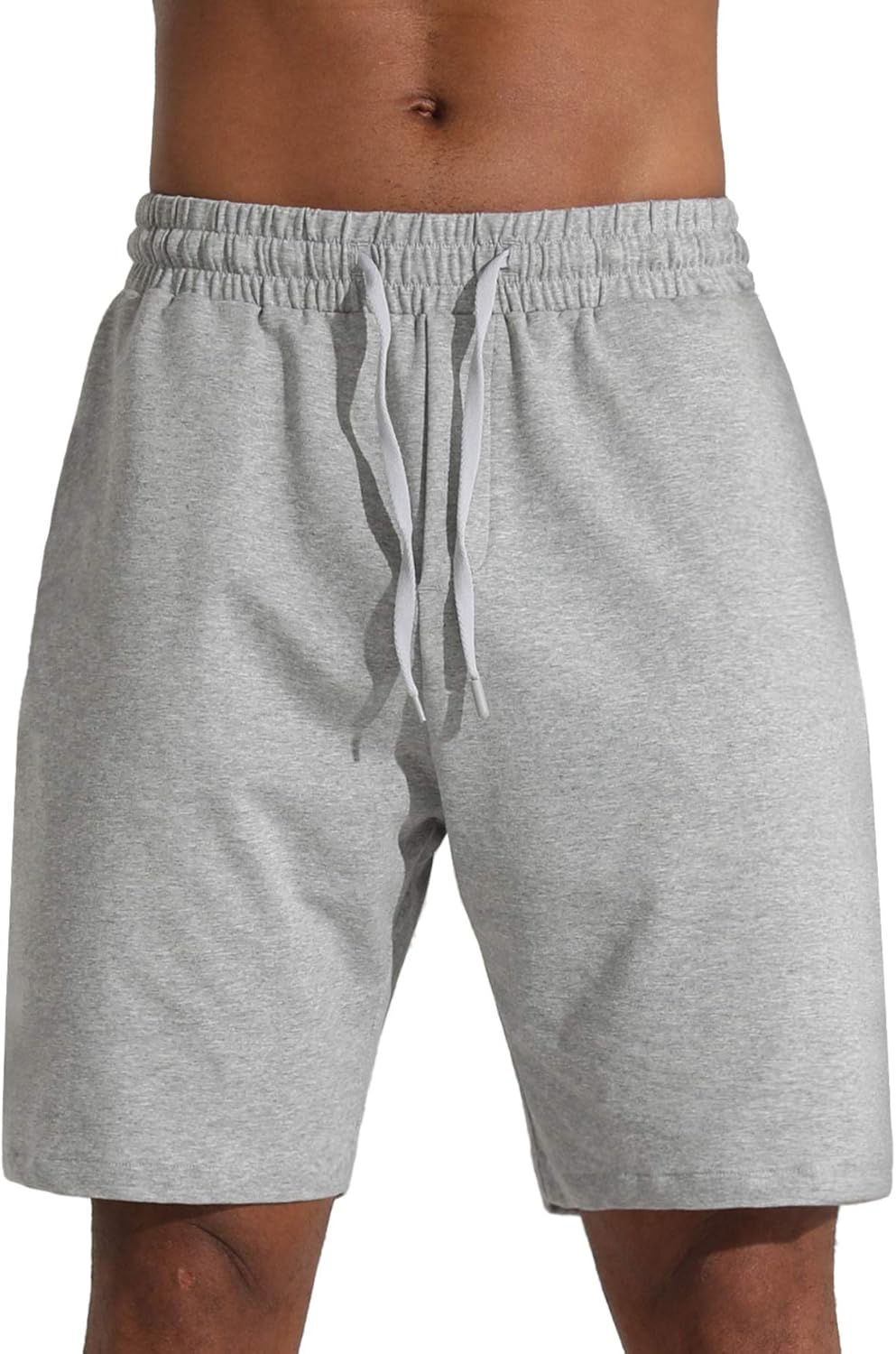 Men's Lounge Shorts with Deep Pockets Loose-fit Jersey Shorts for Running,Workout,Training, Basketball - Image 2