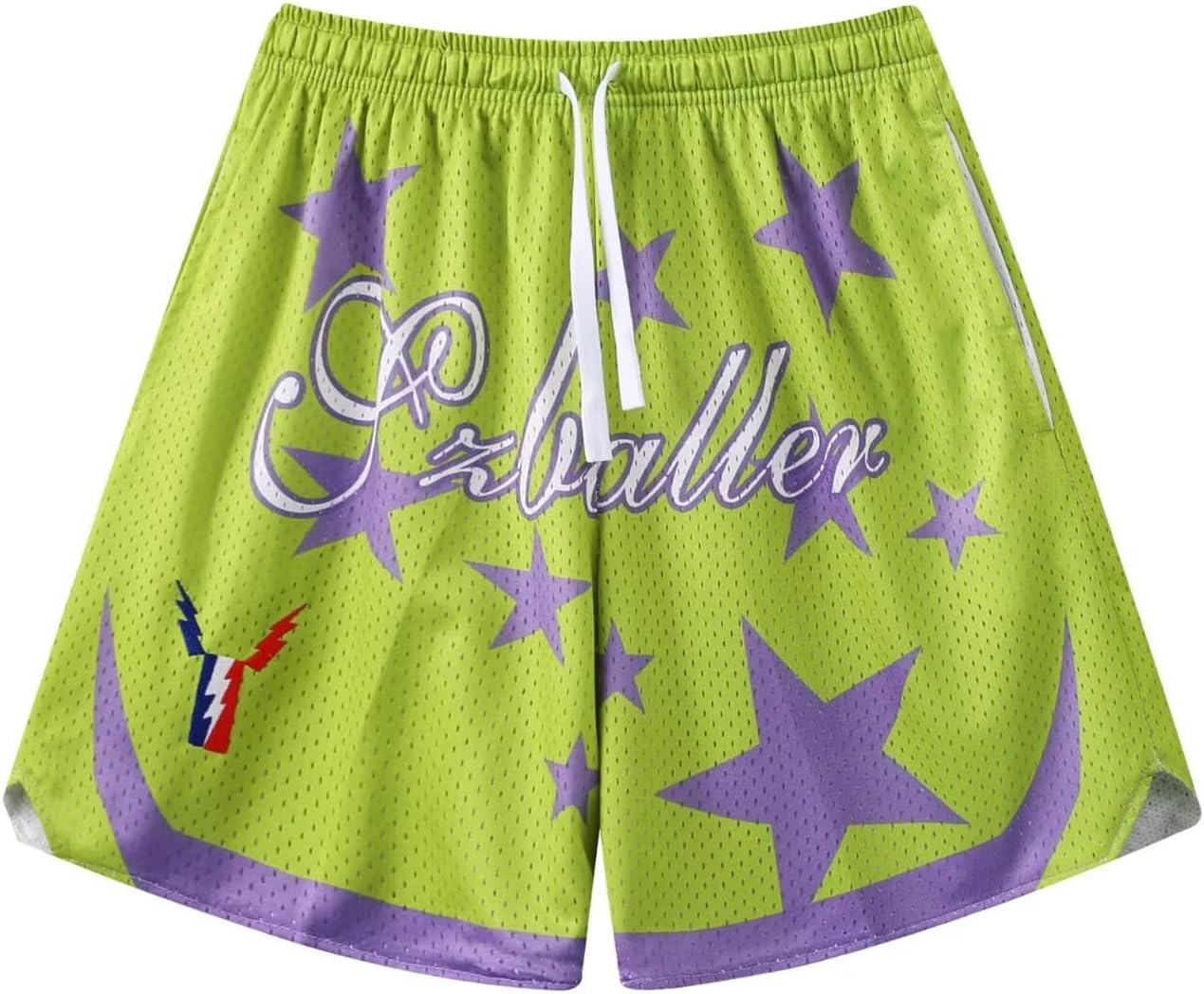 BOOMLEMON Men's Basketball Shorts Gym Training Workout Athletic Shorts Mesh Graphic Print Running Short Pants - Image 29