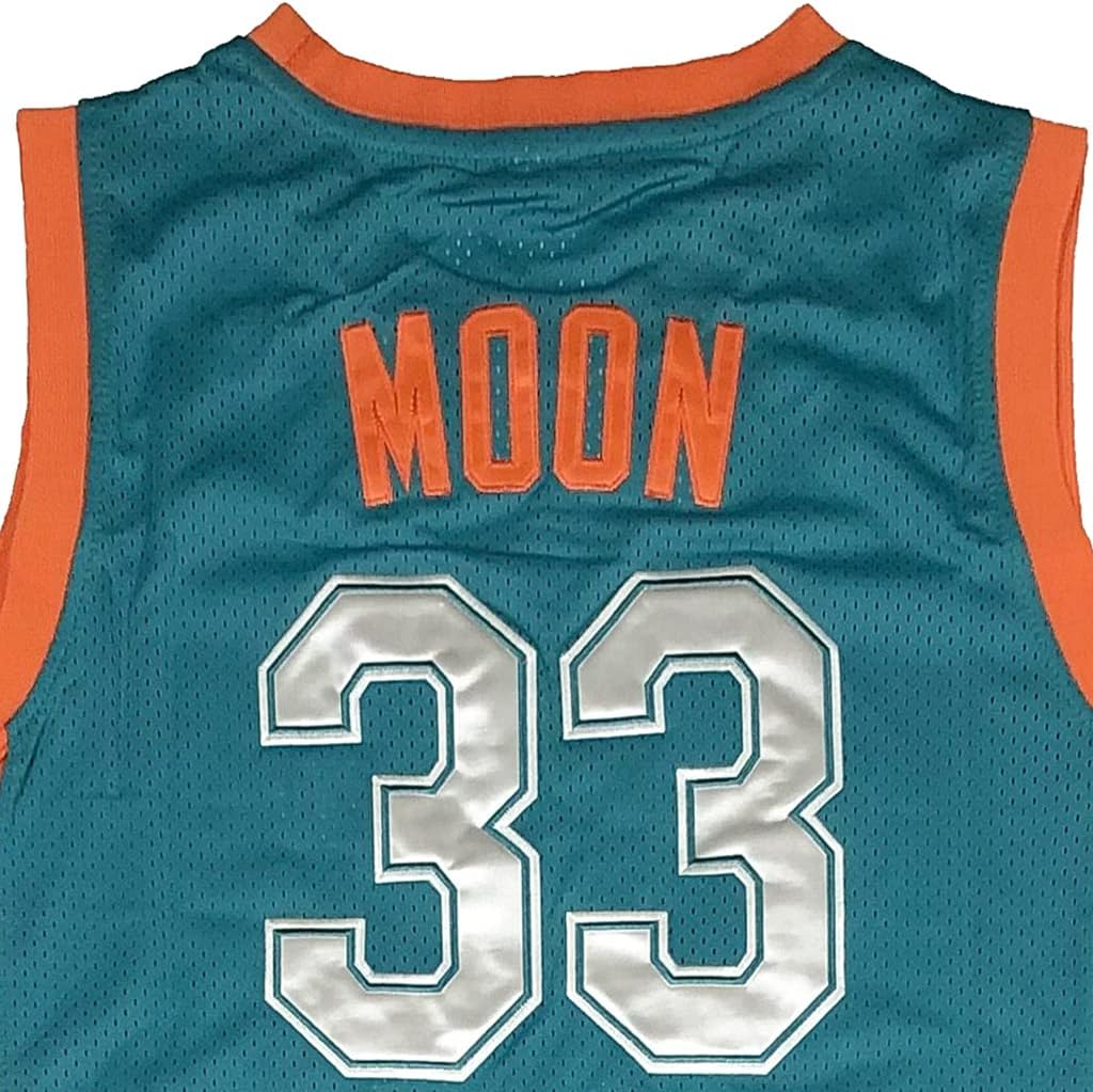 Kekambas Men's #33 Moon Flint Tropics Movie Basketball Jersey Stitched - Image 4