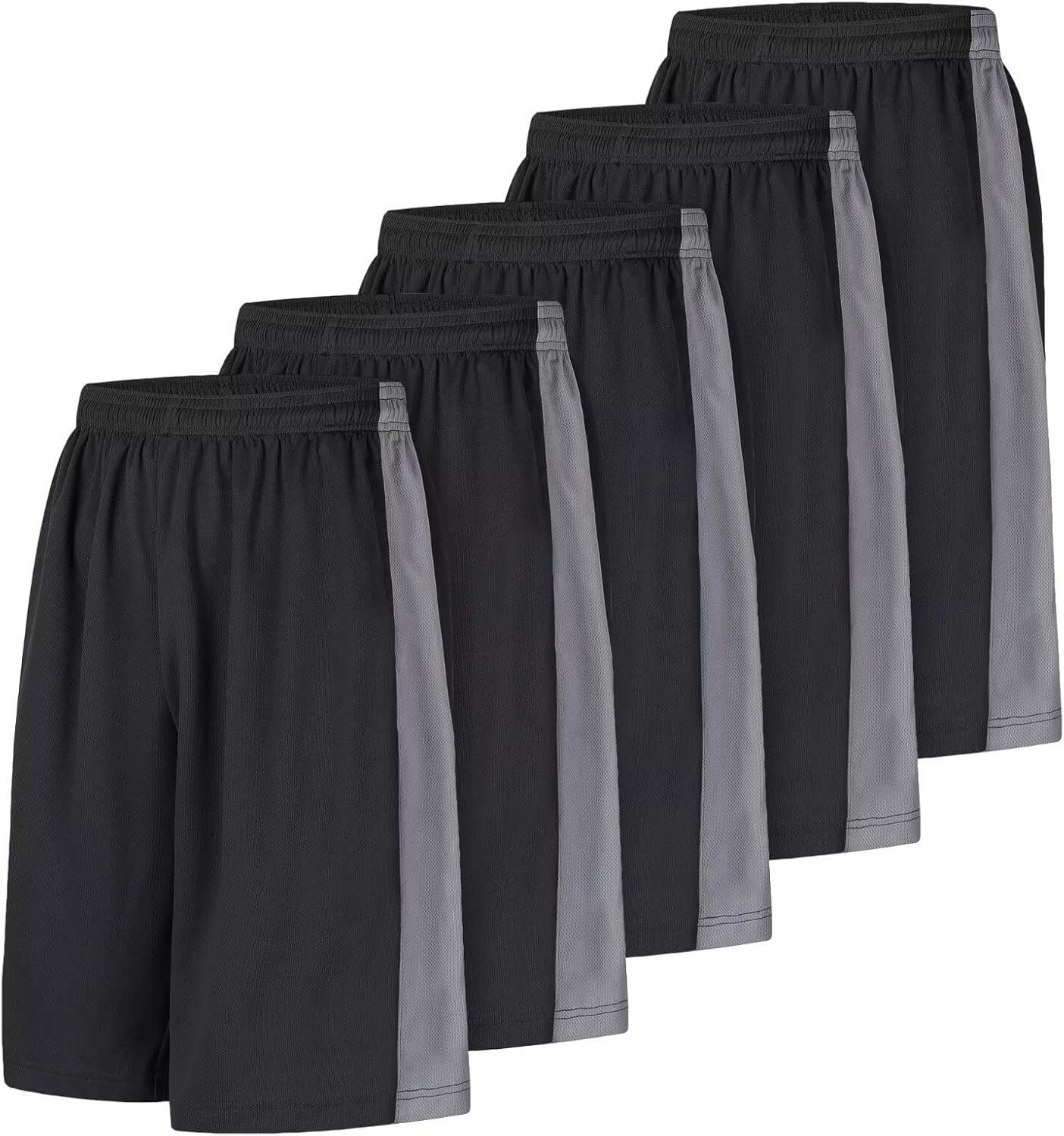 Men's Long Athletic Shorts Basketball Gym Quick Dry Camo Shorts with Pockets - Image 32