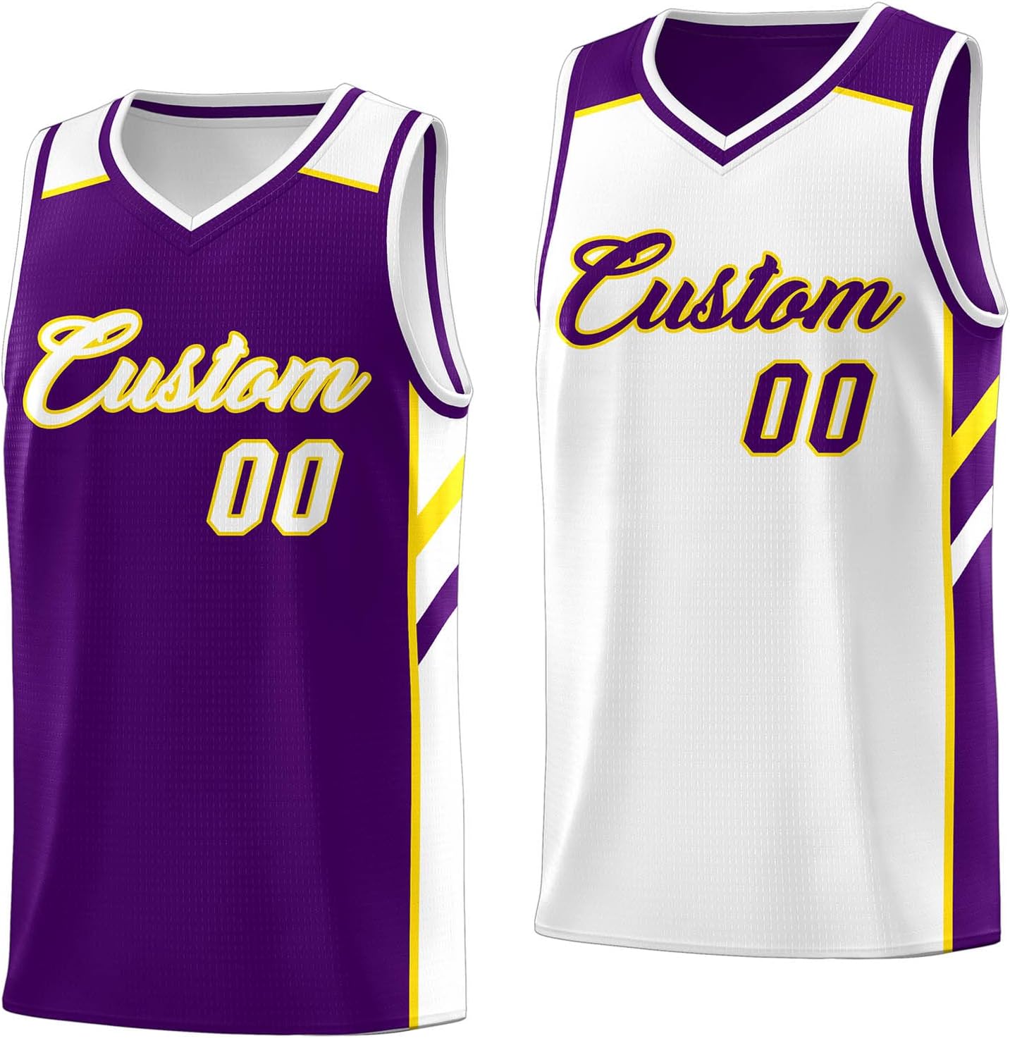 Custom Basketball Jersey - Reversible Sports Vest Add Any Team Name Number Personalized Jersey for Men/Youth - Image 32