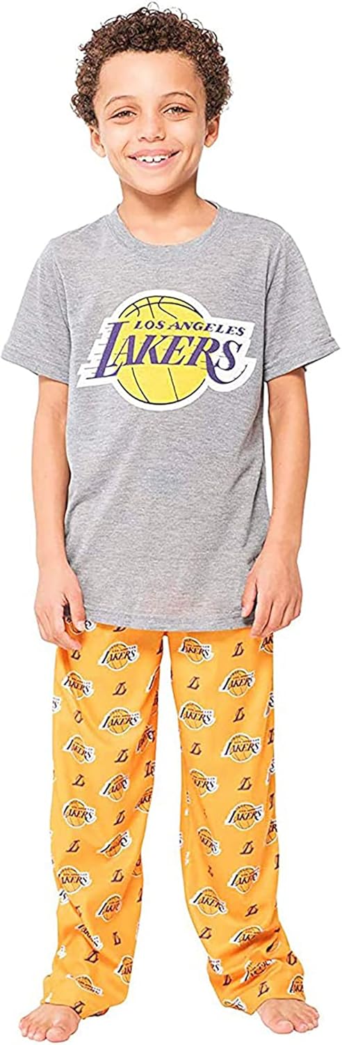 Ultra Game Youth NBA Official 2 Piece Pajama Pants & T-Shirt Set - Image 26