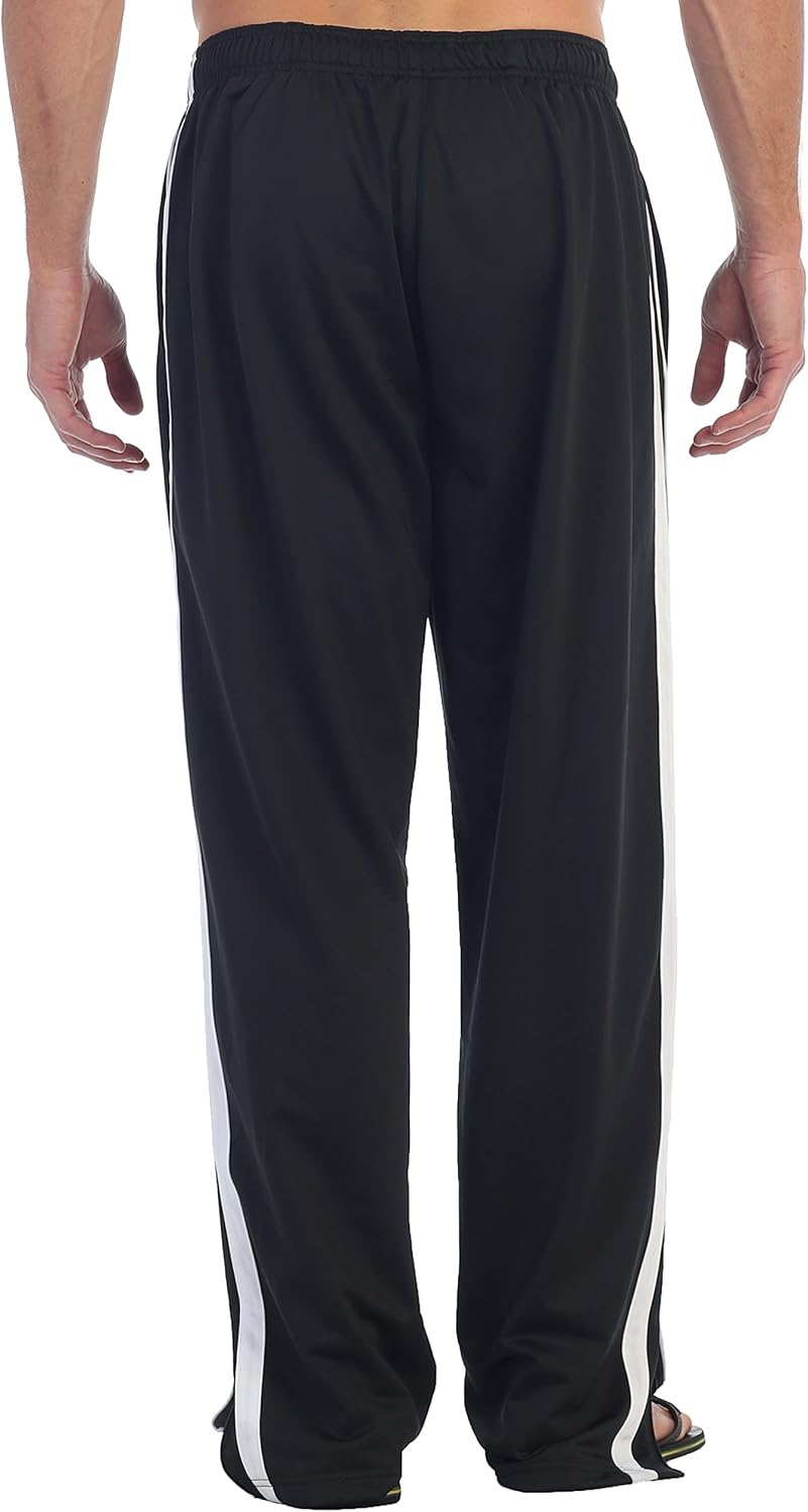 Gioberti Mens Athletic Track Pants with Zip Bottom - Image 5