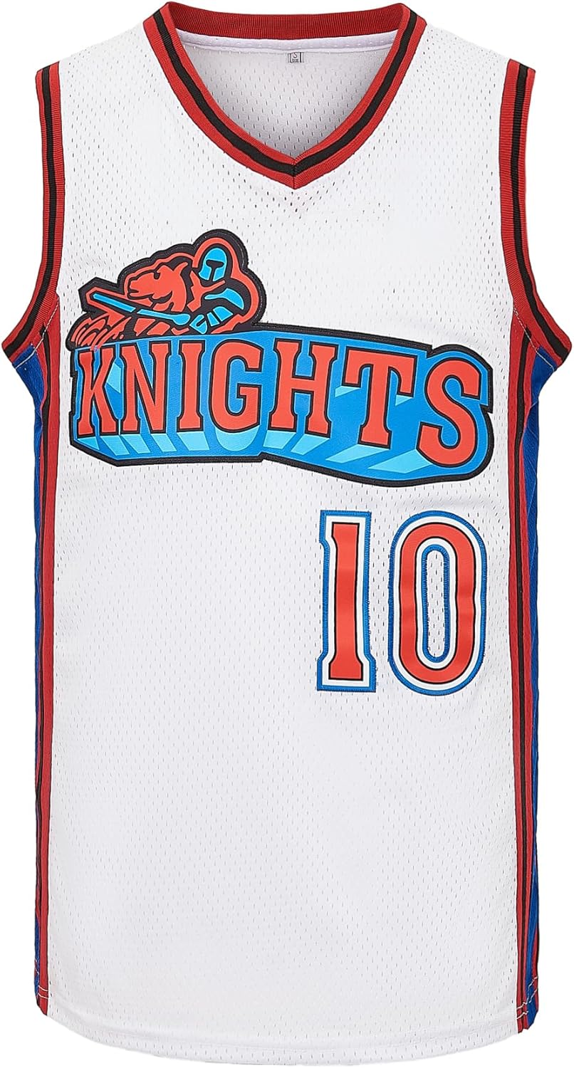 BOROLIN Mens Knights #10 Tracy Reynolds Basketball Jersey