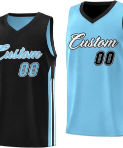 Custom Basketball Jersey - Reversible Sports Vest Add Any Team Name Number Personalized Jersey for Men/Youth