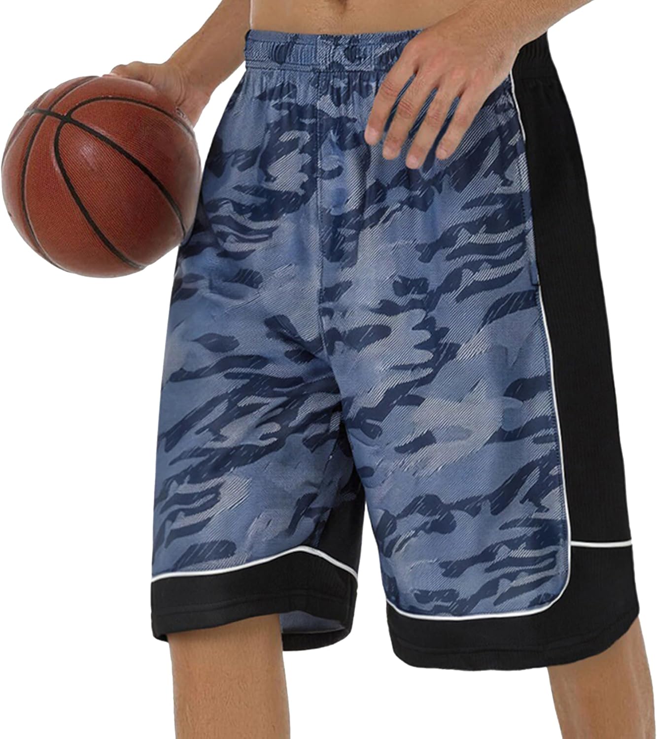 Men's 11'' Cool Basketball Shorts with Pockets Long Gym Athletic Shorts Running Quick-Dry Drawstring - Image 12