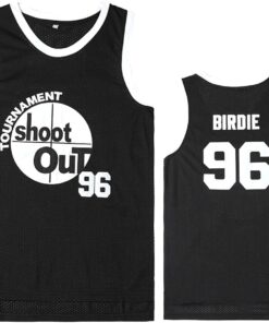 Men's Basketball Jersey 96 Tournament Shootout Jersey Size S-XXXL Black Color
