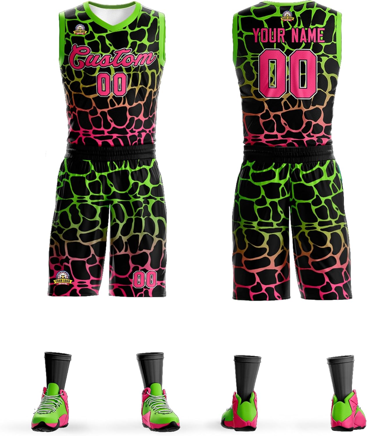 Custom Basketball Jersey Uniform for Men Women Youth Personalized Sportswear Printed Team Name Number Logo