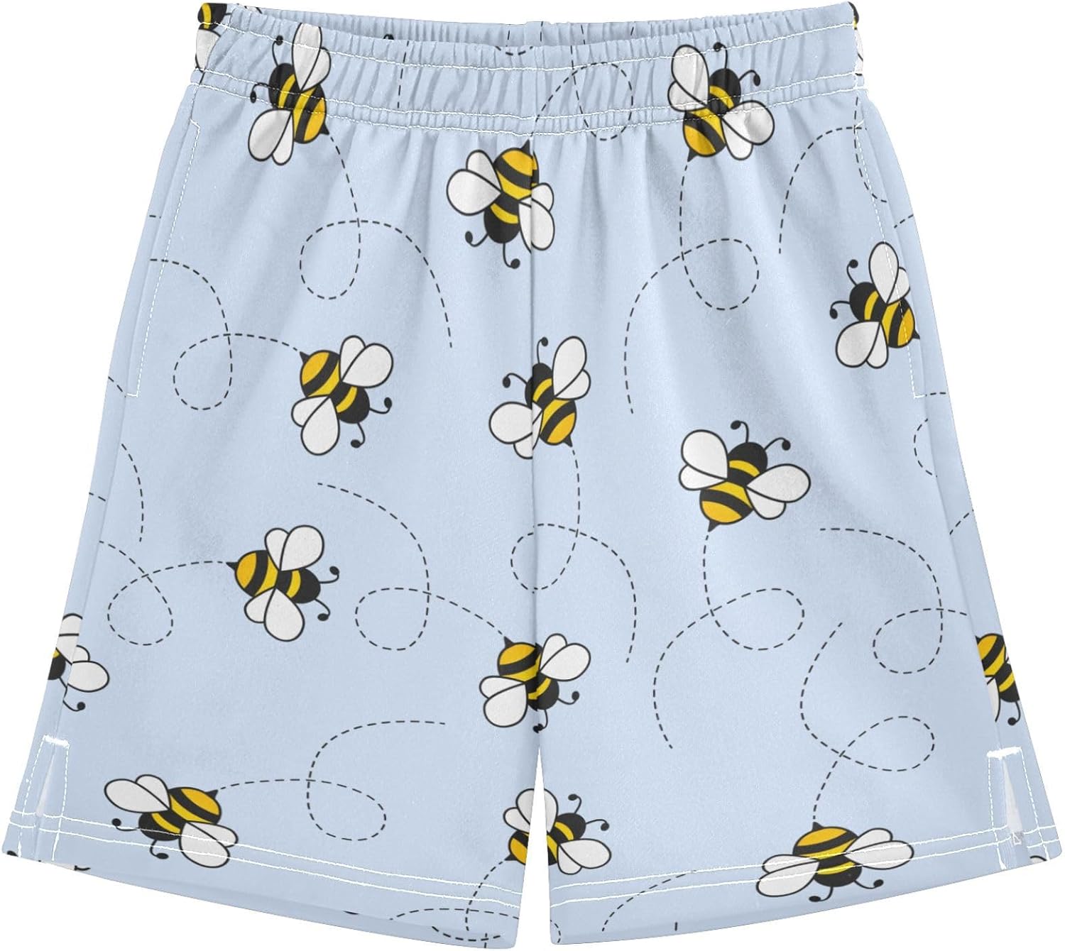 Boys Athletic Shorts with Pockets Running Basketball Shorts for Youth Elastic Waist Size 7-16 - Image 9