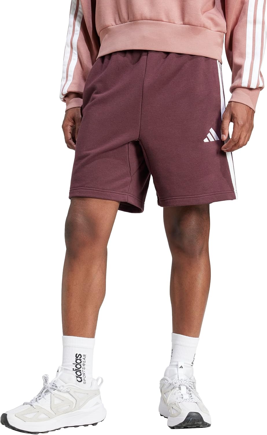 Adidas Men's Essentials 3-Stripes French Terry 7-inch Shorts - Image 7