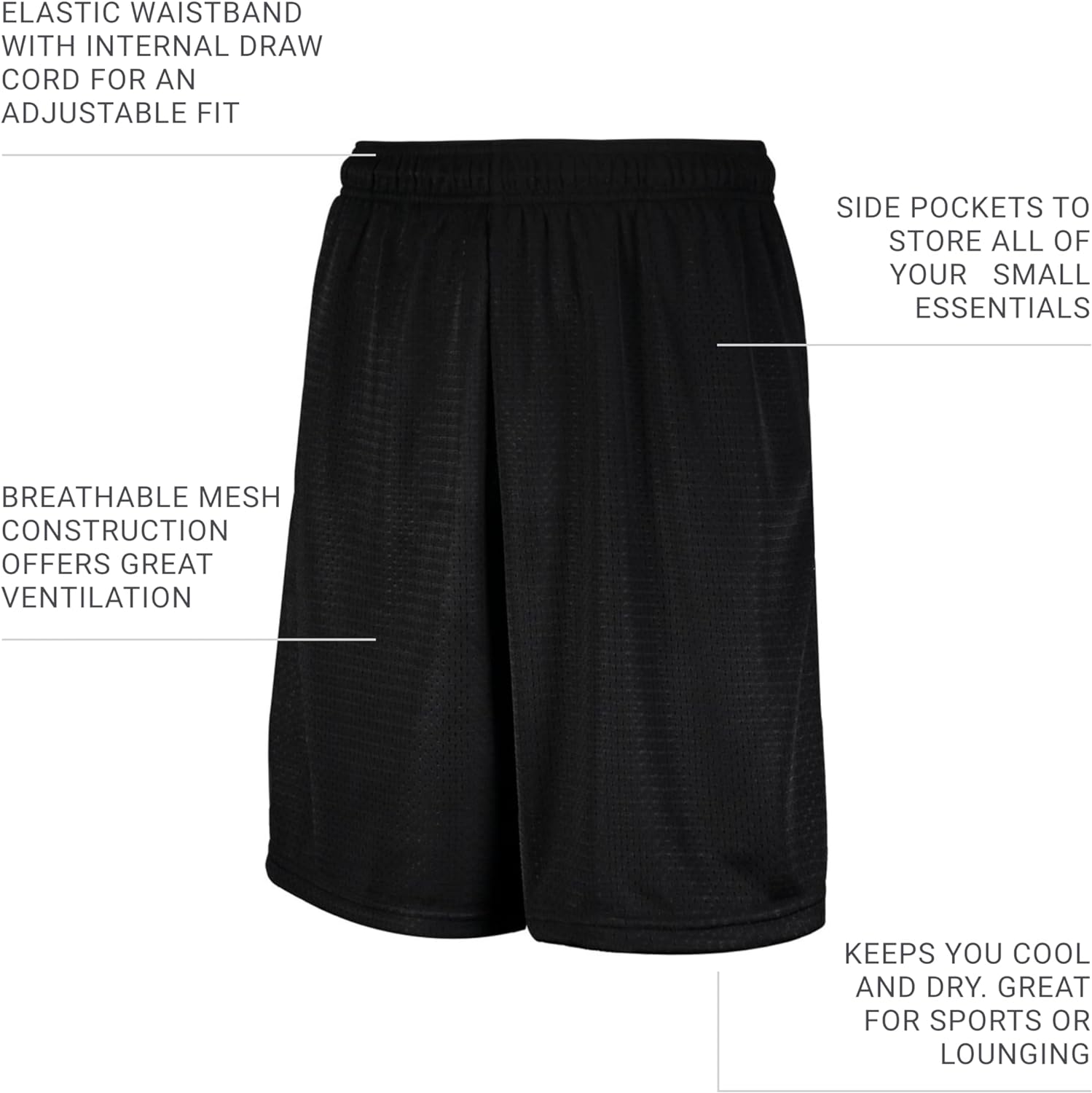Russell Athletic Men's Mesh Pocket Short - Image 3