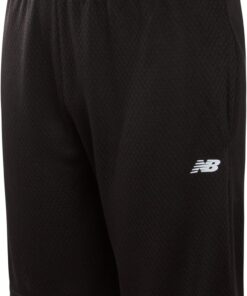 New Balance Boys' Active Shorts - Performance Gym Shorts with Pockets - Kids' Mesh Athletic Shorts for Boys' (Size: 4-20)