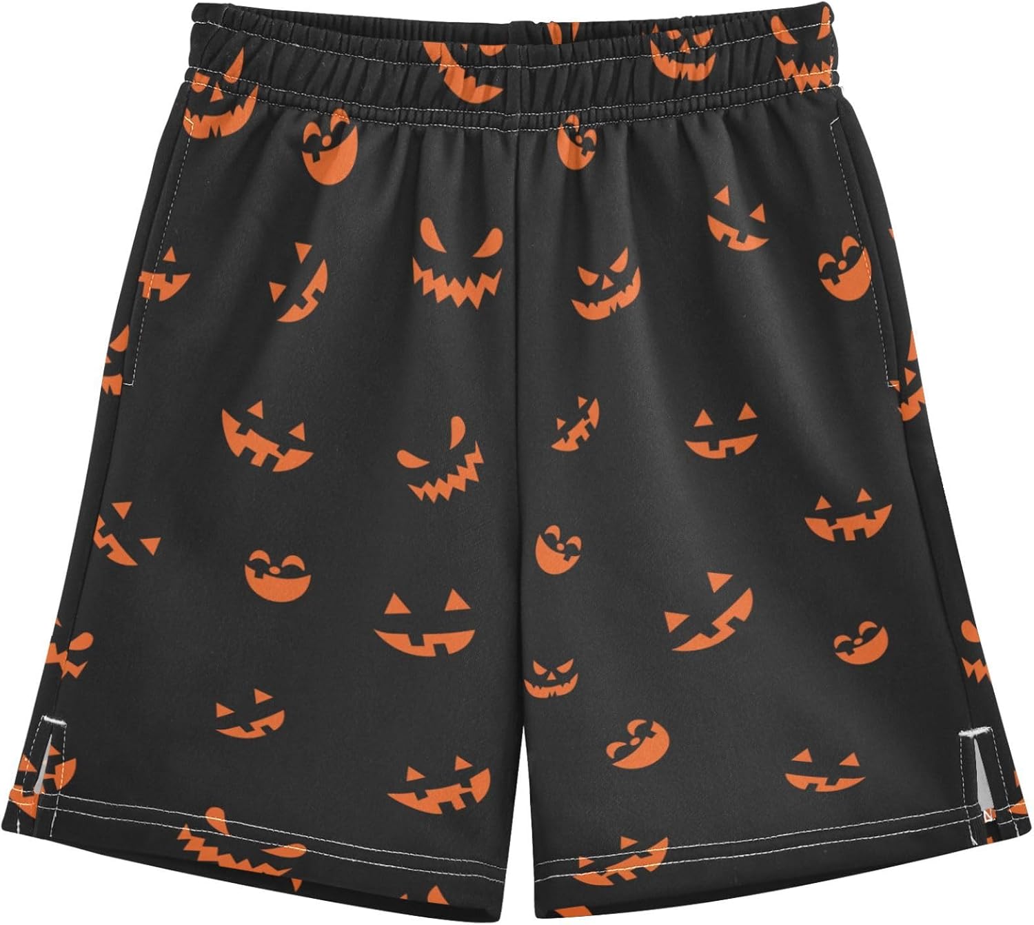 Boys Athletic Shorts with Pockets Running Basketball Shorts for Youth Elastic Waist Size 7-16 - Image 26