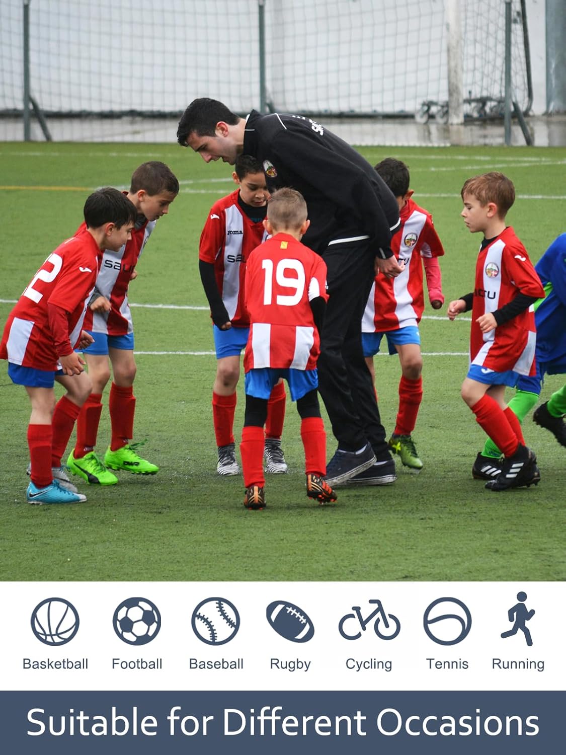 5 Pack Boys' Compression Pants Youth Athletic Tights Quick Dry Base Layer Leggings for Sports Basketball Football - Image 5