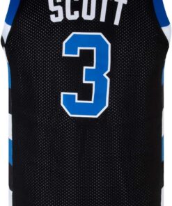 Mens Basketball Jersey #3 Lucas Scott Movie Sports Jersey Shirts Black
