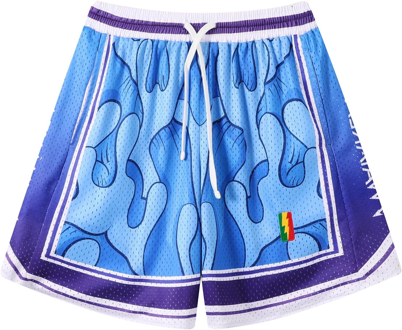 BOOMLEMON Men's Basketball Shorts Gym Training Workout Athletic Shorts Mesh Graphic Print Running Short Pants - Image 12