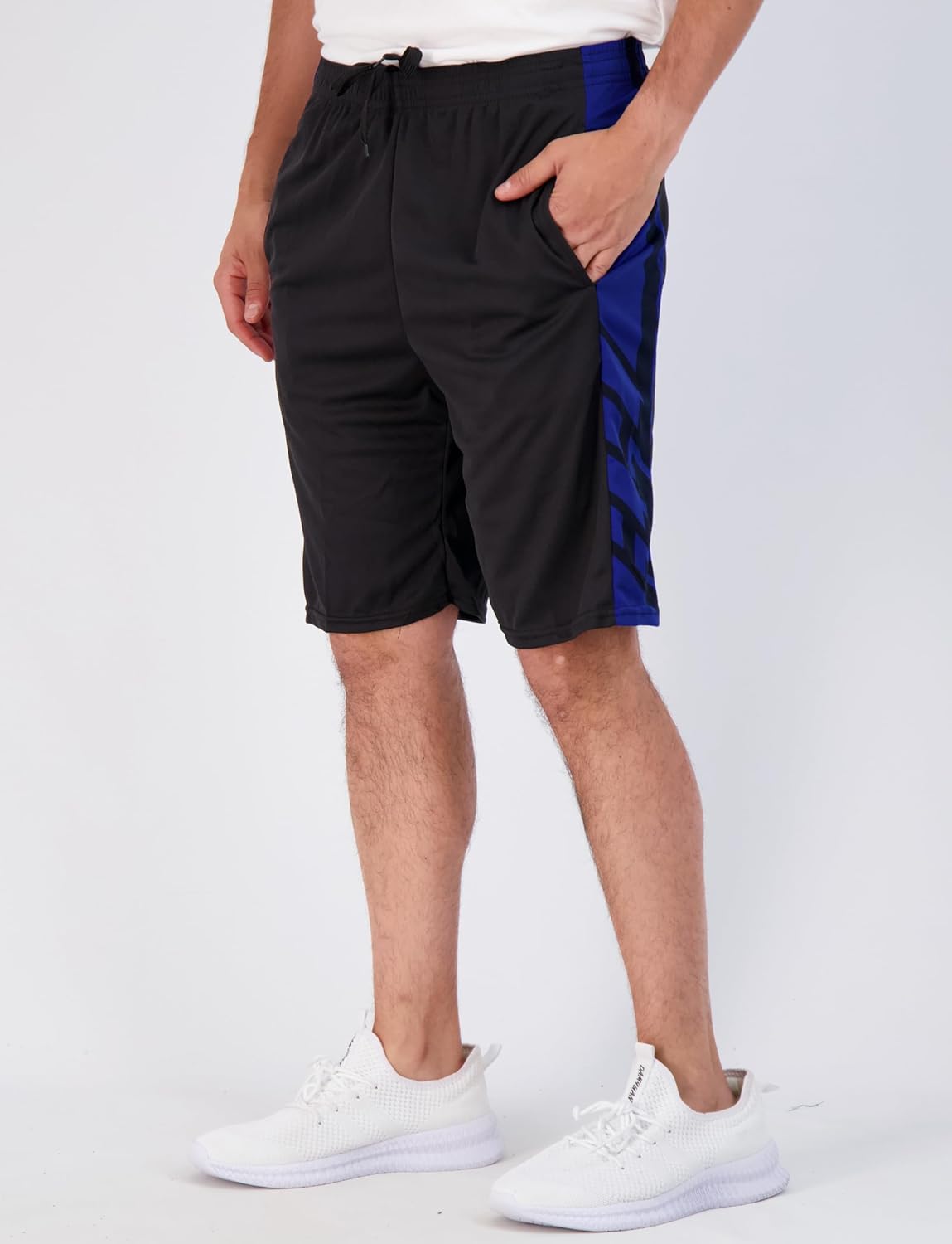 Real Essentials 3 Pack: Men’s Mesh Basketball & Athletic Performance Gym Shorts with Pockets (S-3X) - Image 4