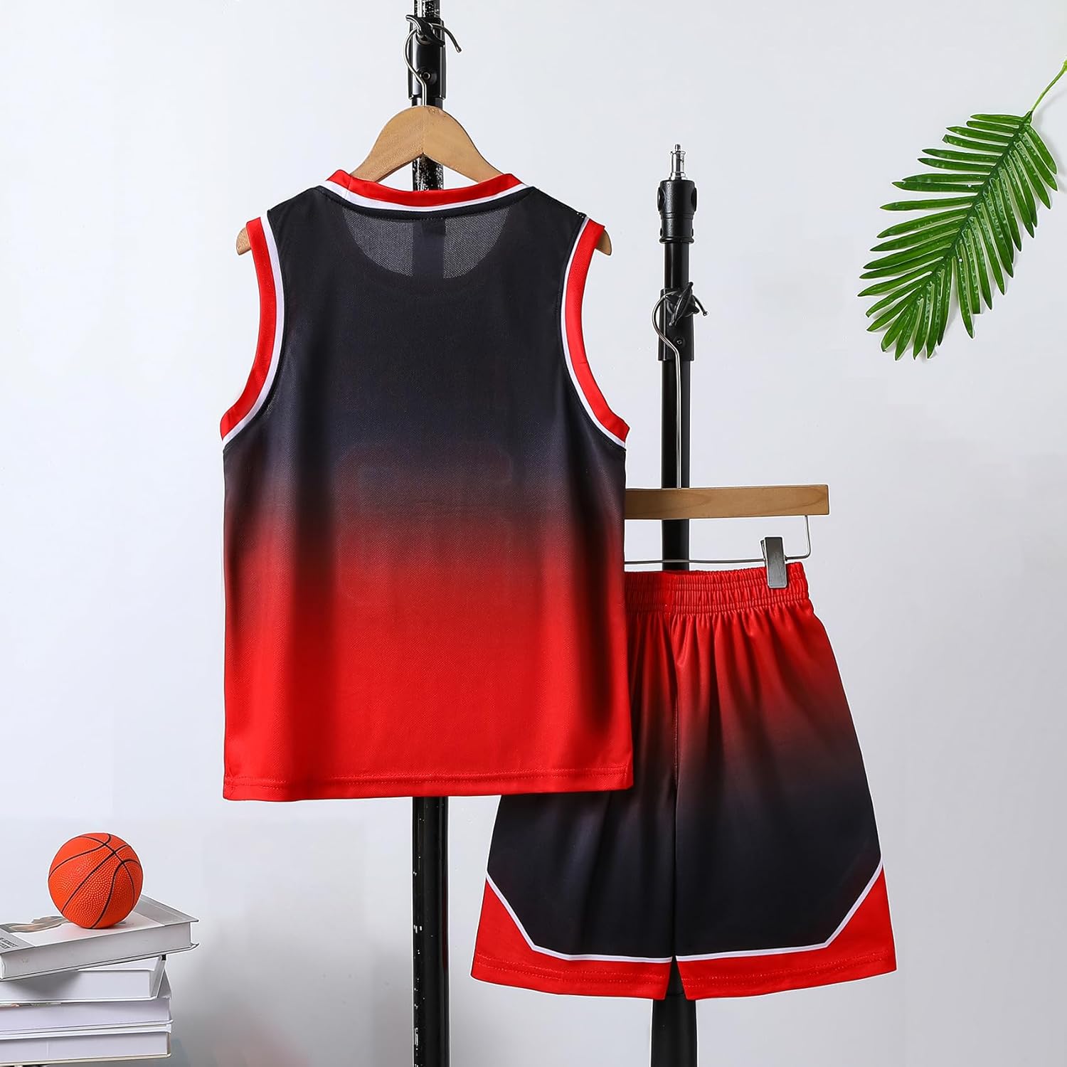 Basketball Jerseys 23# for Kids Youth Sports T-Shirt Jersey Boys Girls Gradient Basketball Uniform Set 6-16Years - Image 3