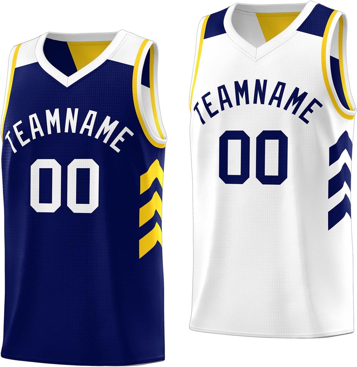 Custom Reversible Basketball Jersey - Personalize Team Uniform Design Your Own Name & Number for Men/Youth - Image 26
