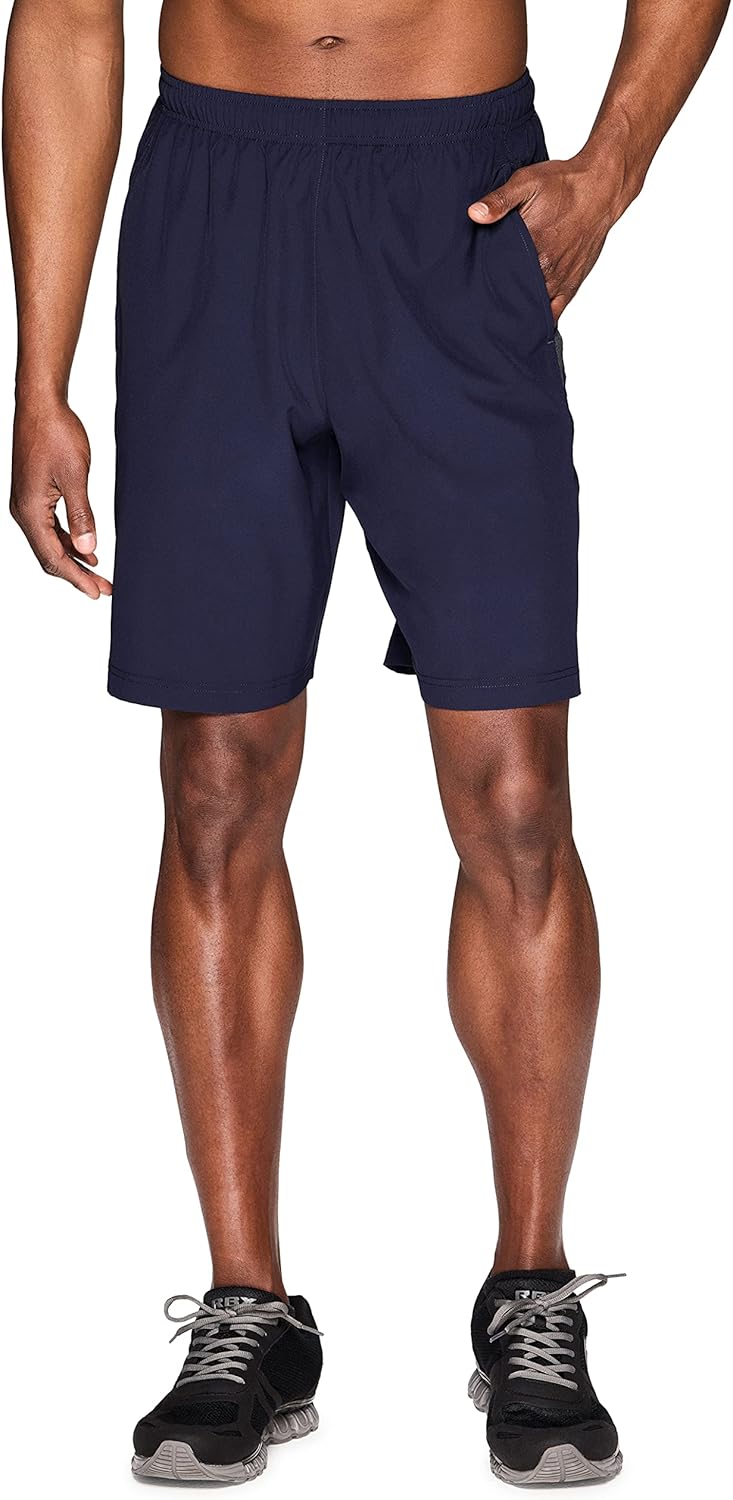 RBX Active Men's 9-Inch Inseam Stretch Woven Athletic Basketball Gym Shorts with Pockets - Image 10