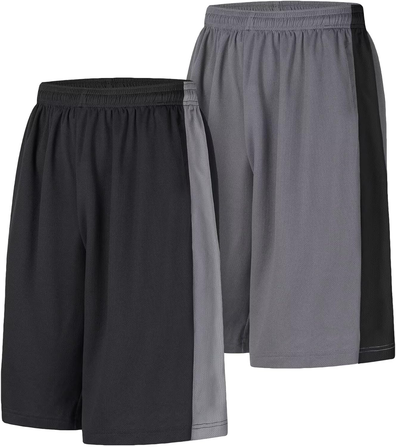 Men's Long Athletic Shorts Basketball Gym Quick Dry Camo Shorts with Pockets - Image 17