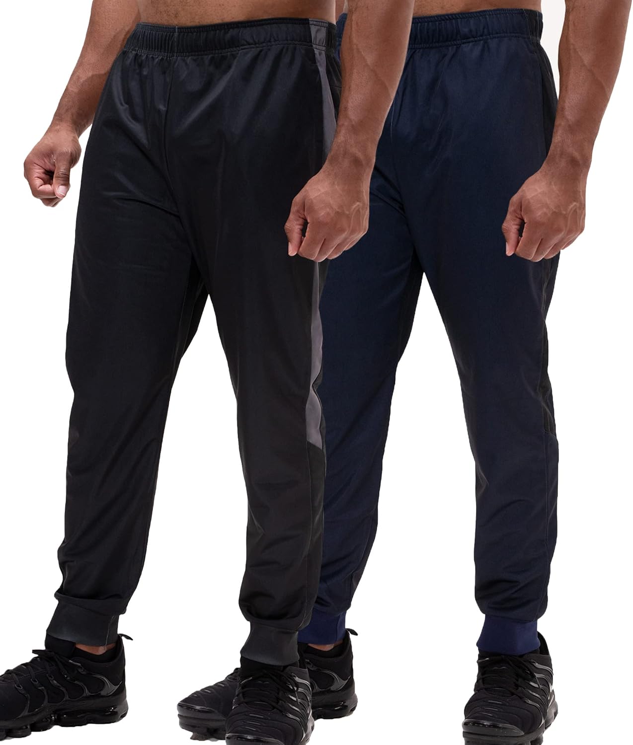 DEVOPS 1 or 2 Pack Men's Active Performance Workout Athletic Training Sweatpants Gymwear - Image 10