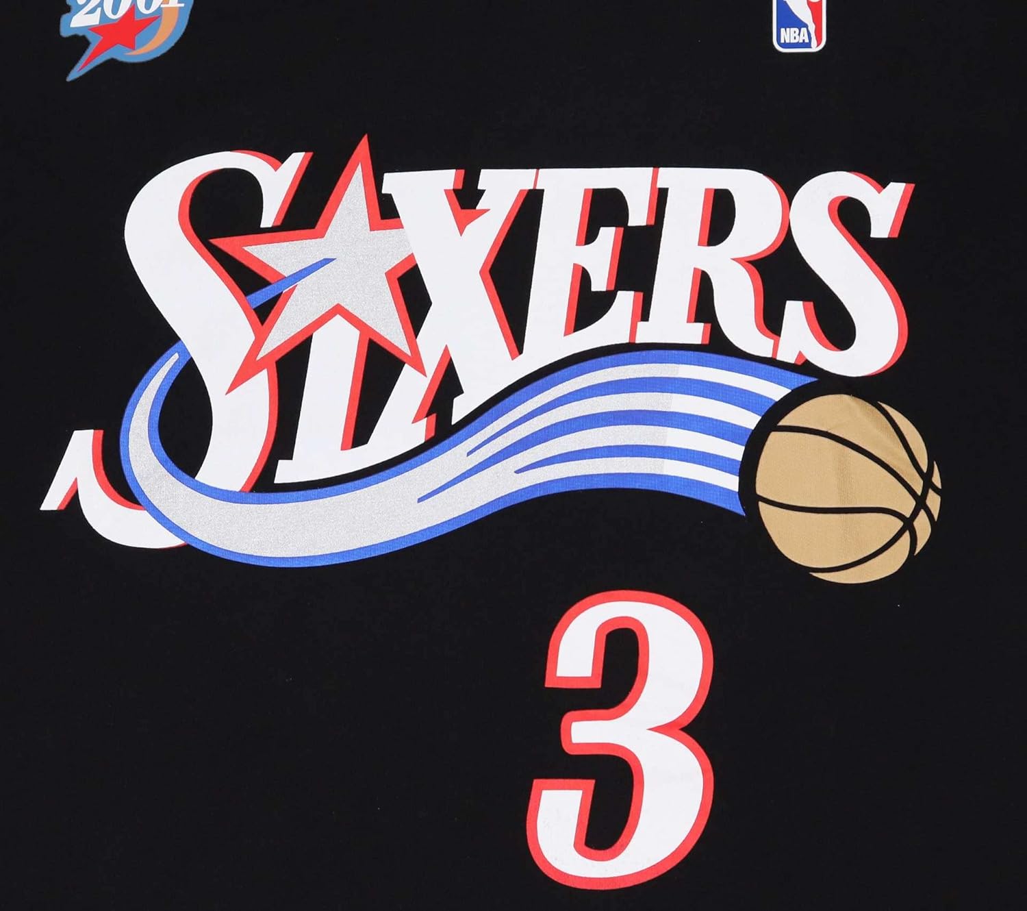 Mitchell & Ness Name & Number T-Shirt (NBA | HWC | NFL) - Image 3