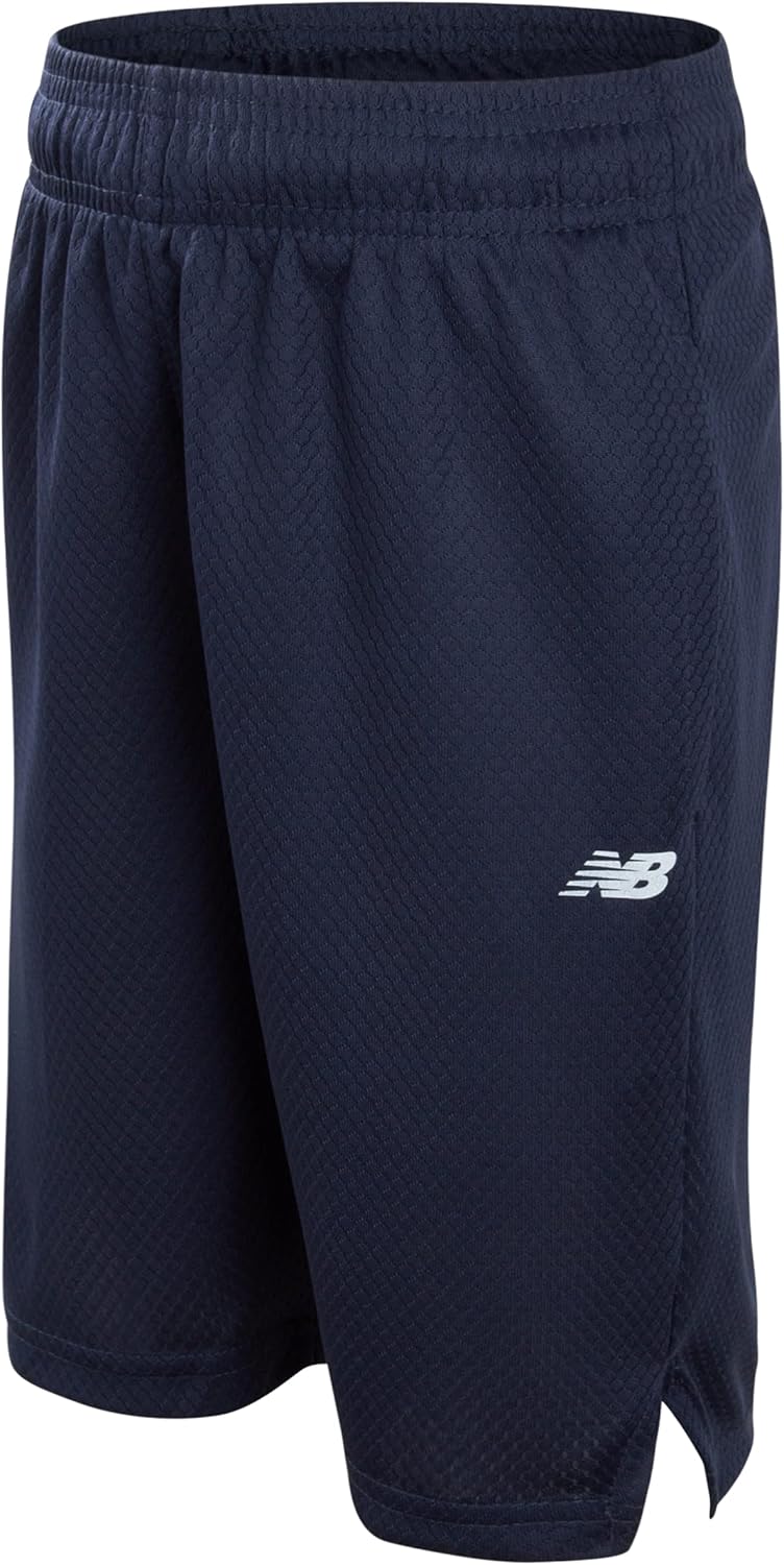 New Balance Boys' Active Shorts - Performance Gym Shorts with Pockets - Kids' Mesh Athletic Shorts for Boys' (Size: 4-20) - Image 10