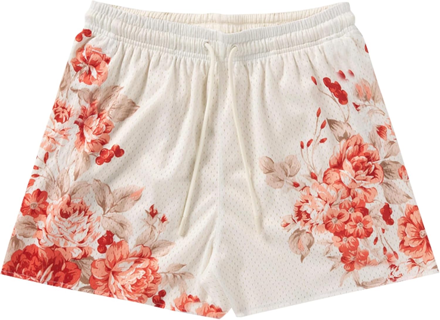 Mens Basketball Shorts Graphic Print Casual Running Workout Mesh Drawstring Shorts with Pockets - Image 13