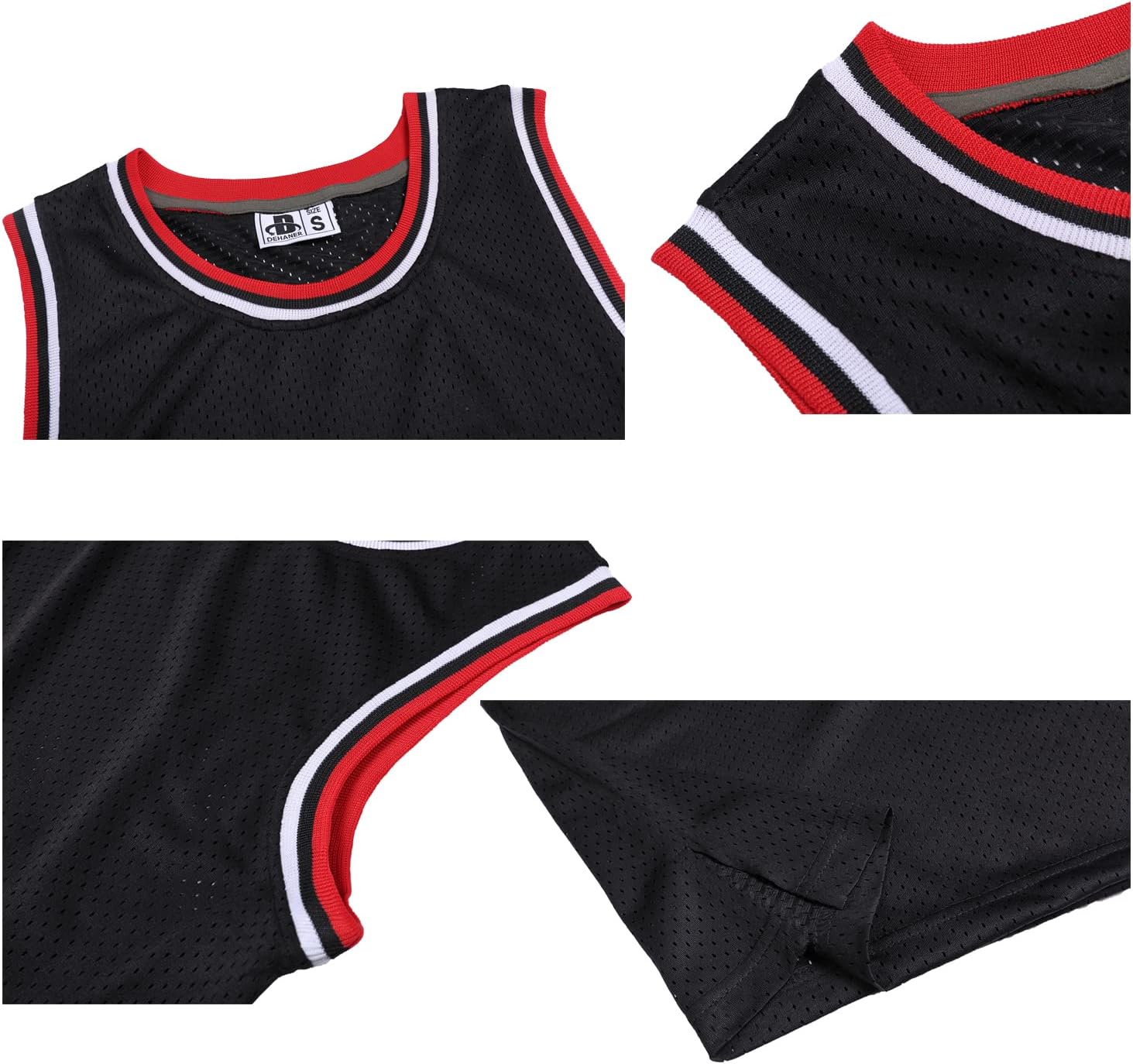 3 Pack Men's Blank Basketball Jerseys Mesh Performance Athletic Team Sports Uniforms Bulk Shirts - Image 3