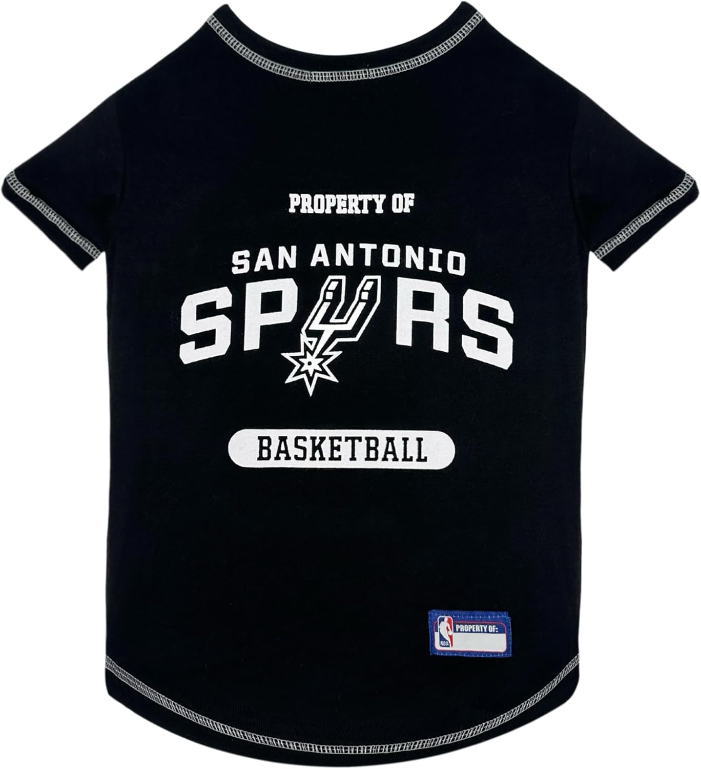 Pets First NBA Licensed Hoodies & T-shirt for Dogs & Cats, SAN Antonio Spurs, Medium