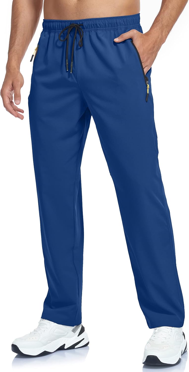 Men's Lightweight Hiking Pants Breathable Quick Dry Fit Waterproof Camping Fishing Running Athletic Active Jogger Pant - Image 8