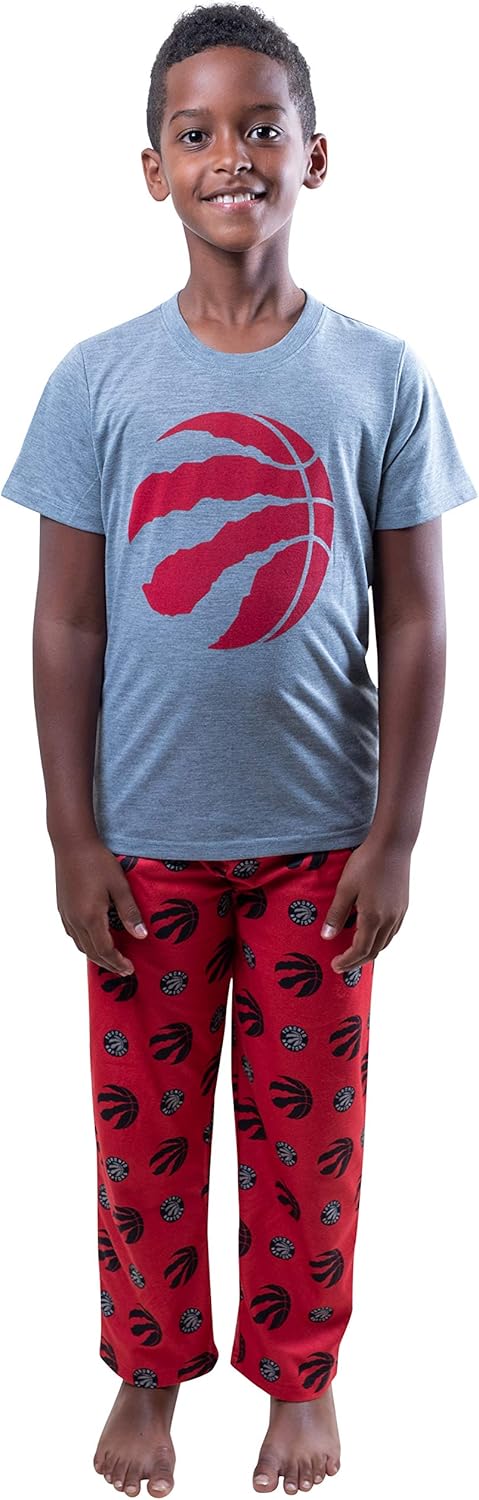 Ultra Game Youth NBA Official 2 Piece Pajama Pants & T-Shirt Set - Image 44