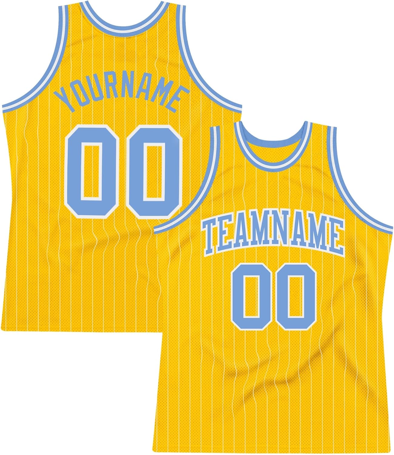 Custom Name Team Name Number Gray Black Pinstripe Black-Old Gold Authentic Basketball Jersey, Personalized Basketball Jersey - Image 21