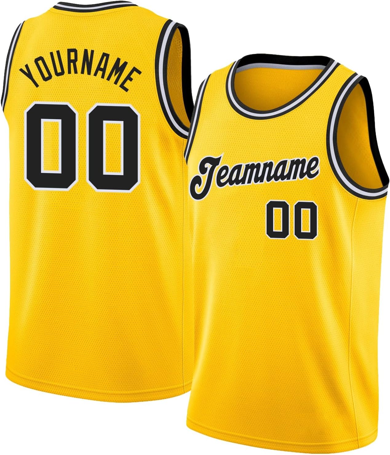 Custom Name Team Name Number Cream Black-Blue Authentic Throwback Basketball Jersey, Personalized Uniform Basketball Shirt - Image 18