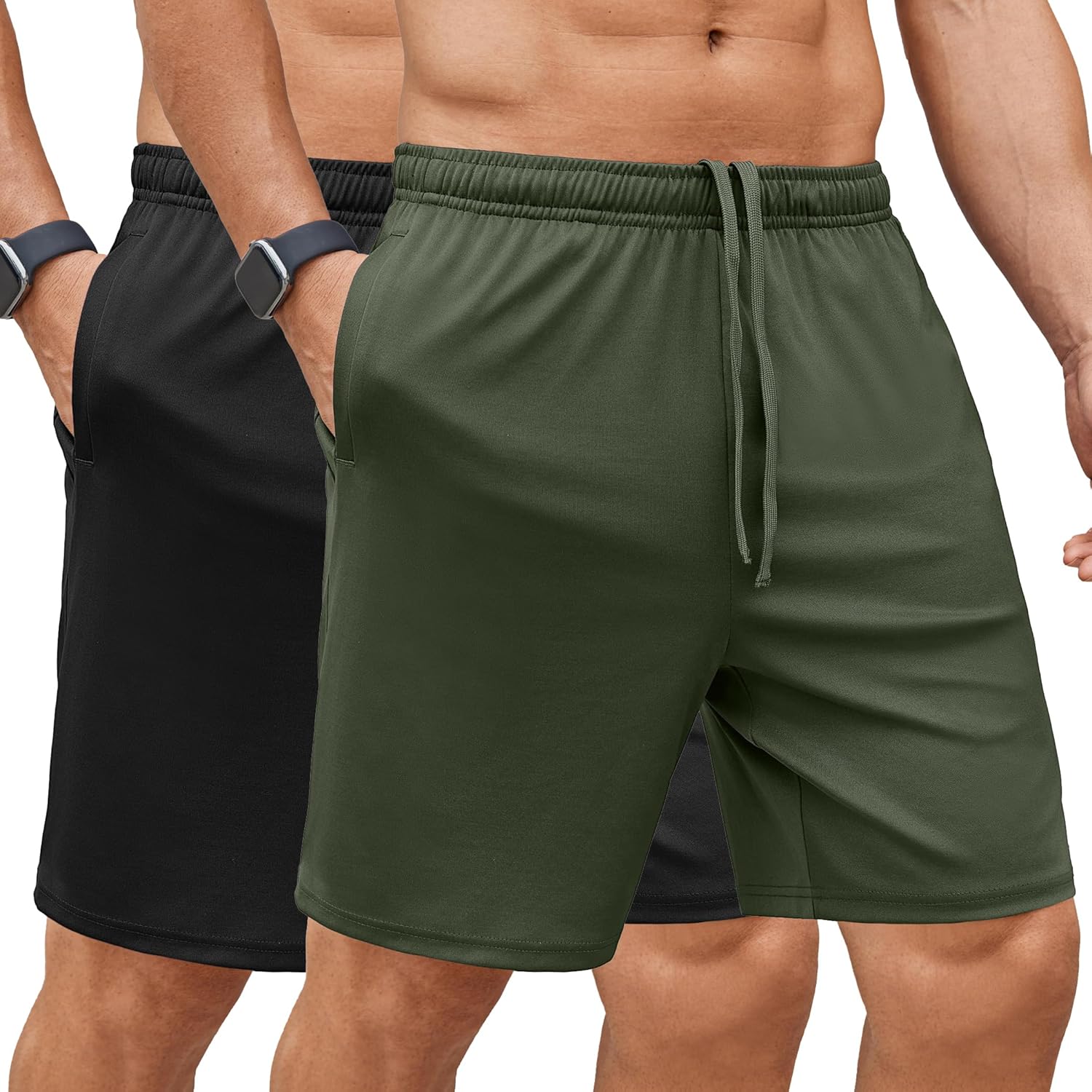 COOFANDY Men's Gym Workout Shorts 7 Inch Stretch Athletic Shorts Lightweight Running Training Short Pants with Pockets - Image 16