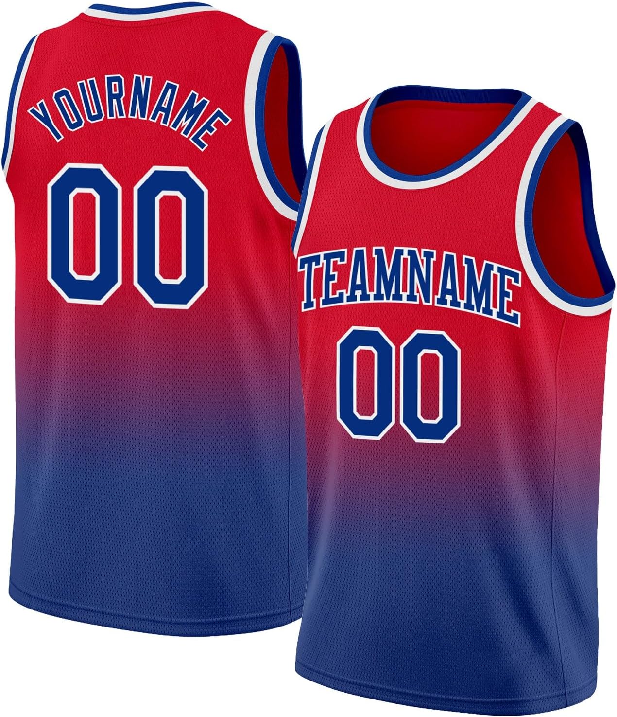 Custom Name Team Name Number Navy White-Gold Authentic Fade Fashion Basketball Jersey, Personalized Basketball Jersey - Image 20