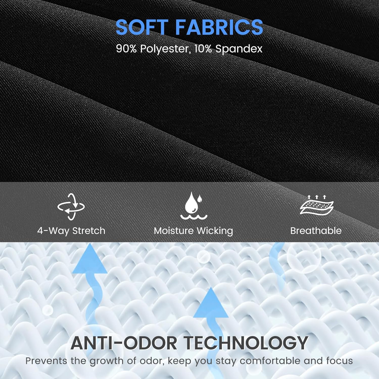 2 Pack Boys Youth One Leg 3/4 Compression Pants Tights for Basketball Running Capris Gym Athletic Base Layer Leggings - Image 5