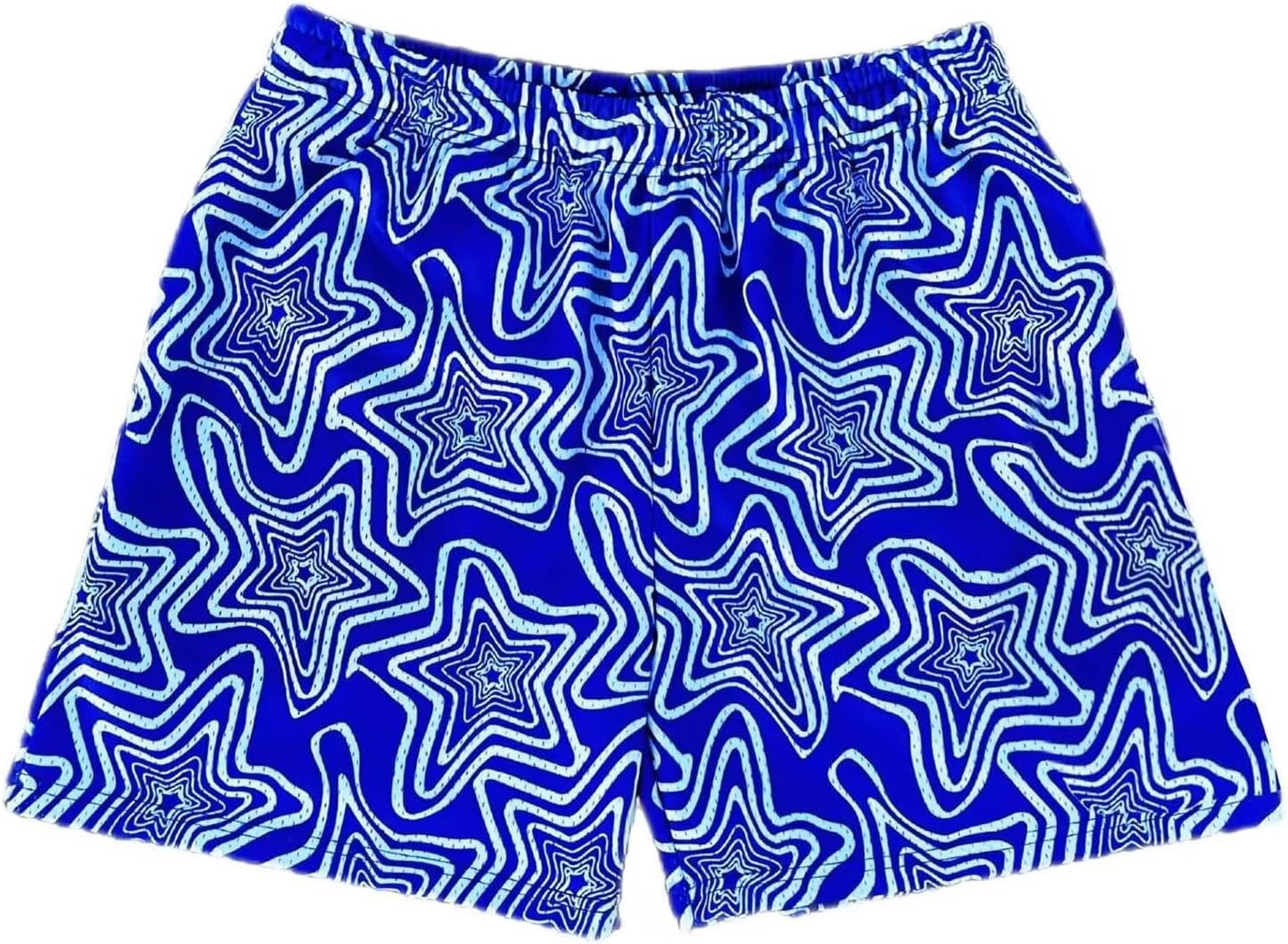 Men's Mesh Basketball Shorts Breathable Athletic Shorts with Pockets Lightning & Star Print Gym Training Outdoor - Image 23