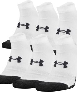 Under Armour Adult Performance Tech Low Cut Socks (3 and 6 Pack)