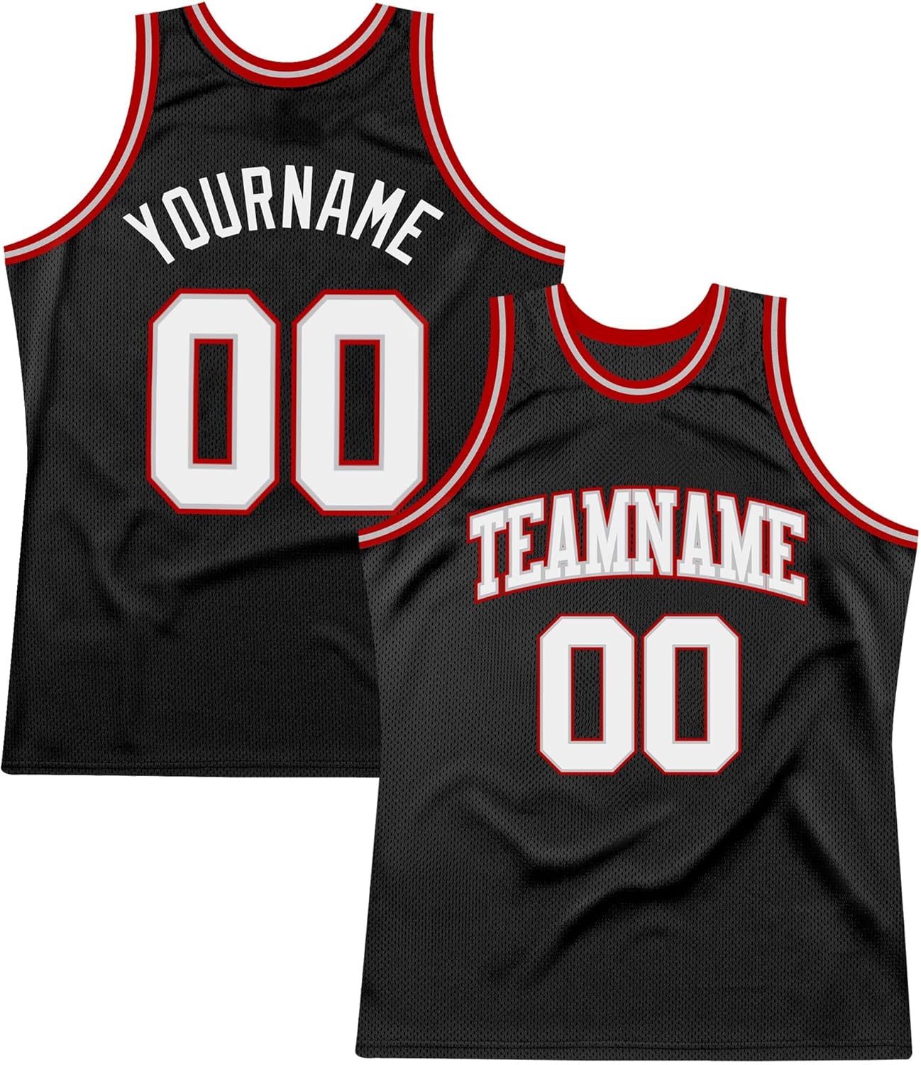 Custom Name Team Name Number Black Blue-Orange Authentic Throwback Basketball Jersey, Personalized Uniform Basketball Shirt - Image 9