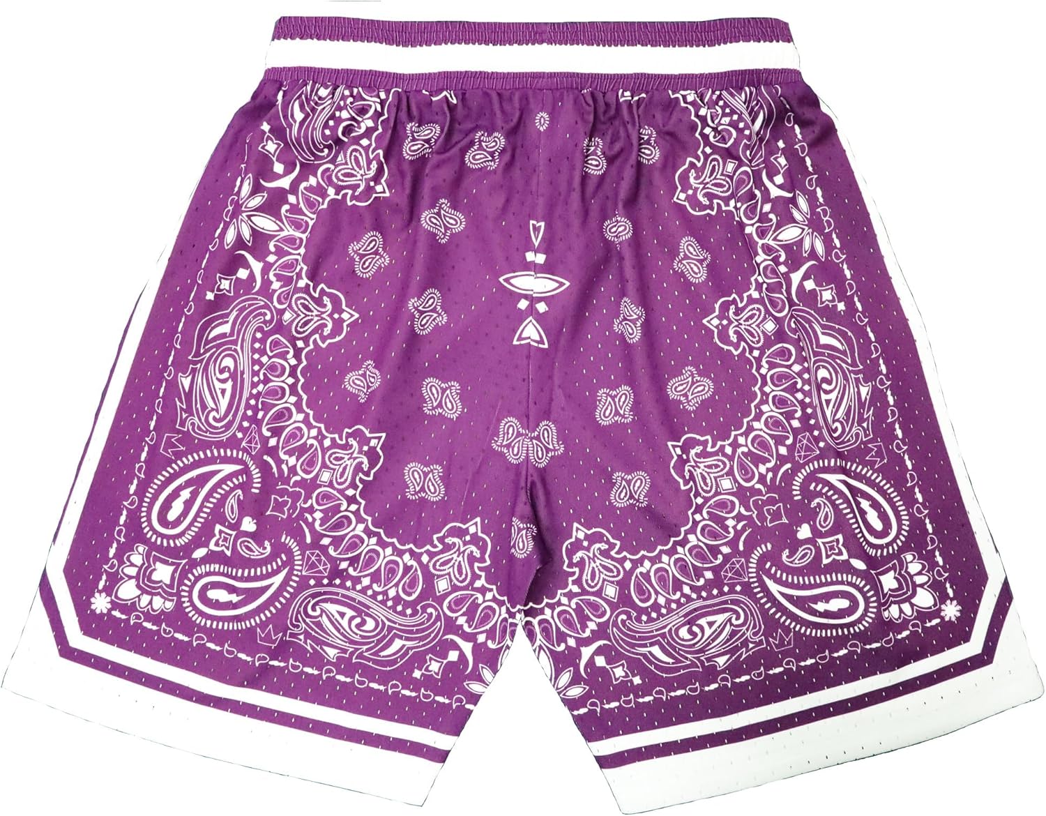 Mens Cool Graphic Sport Athletic Shorts Light Weight Mesh Workout Training Drawstring Basketball Shorts - Image 2