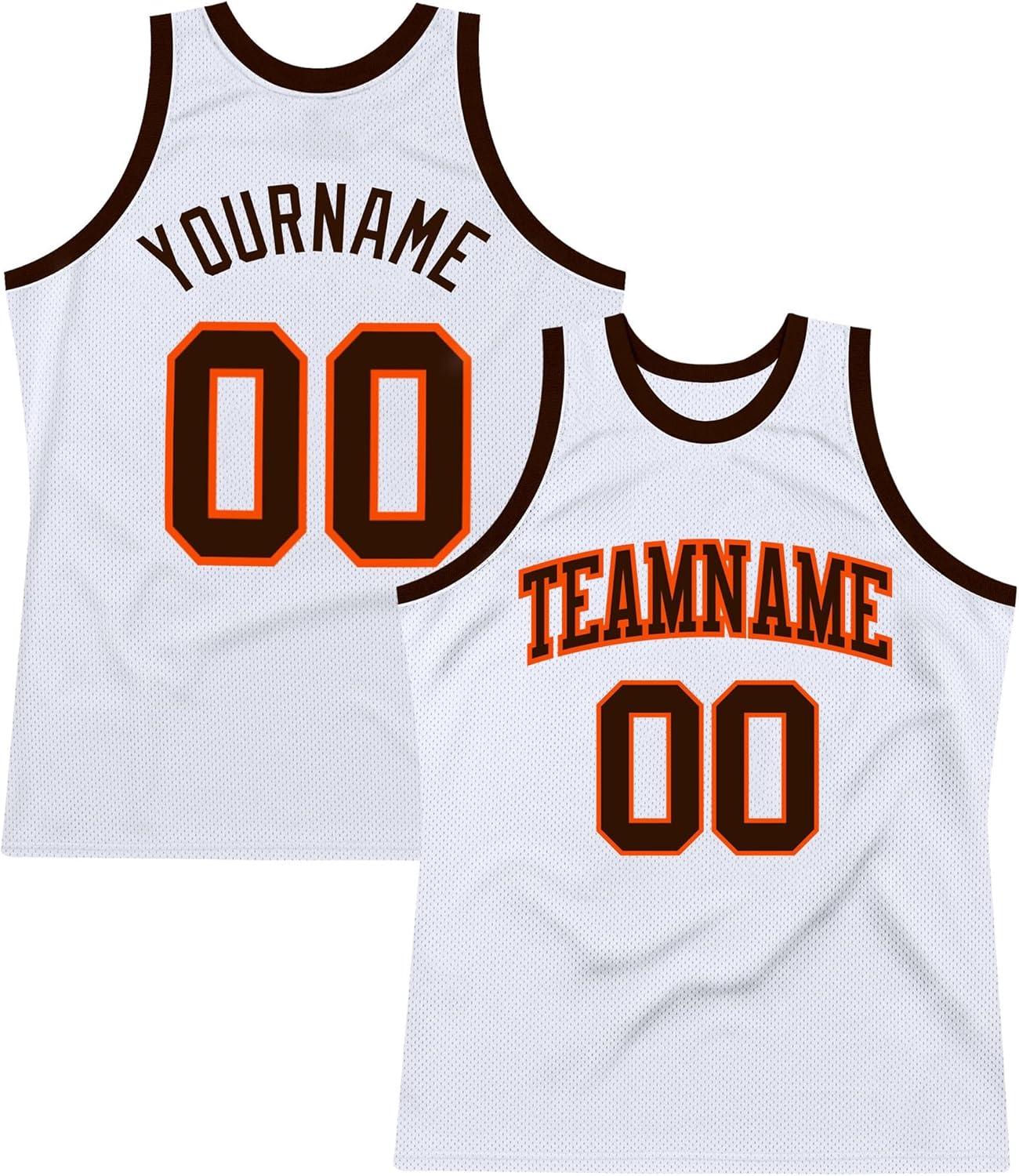Custom Name Team Name Number Orange USA Flag Authentic Throwback Basketball Jersey, Personalized Uniform Basketball Shirt - Image 20