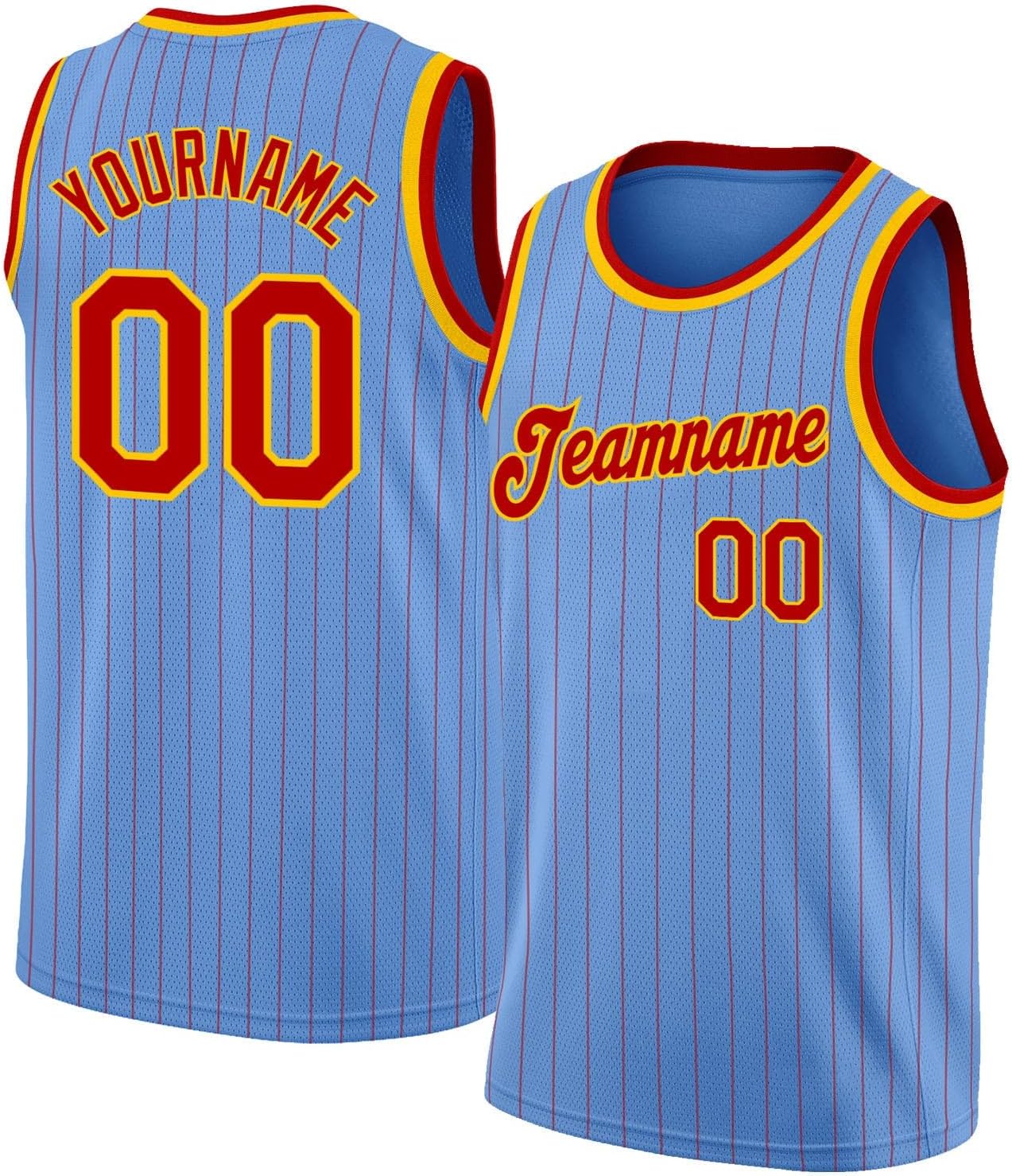 Custom Name Team Name Number White Black Pinstripe Purple Authentic Basketball Jersey, Personalized Uniform Basketball Shirt - Image 26